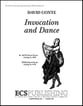 Invocation and Dance-Choral Score SATB choral sheet music cover